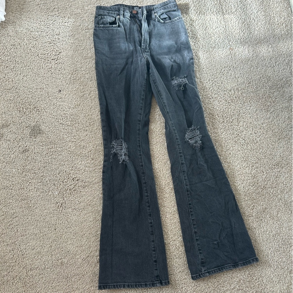 BDG Urban Outfitters High Rise Black Flare Jeans